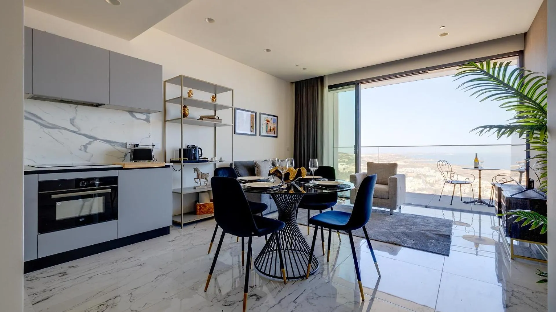 Stylish Skyline Apartment Mercury Tower Saint Julian's
